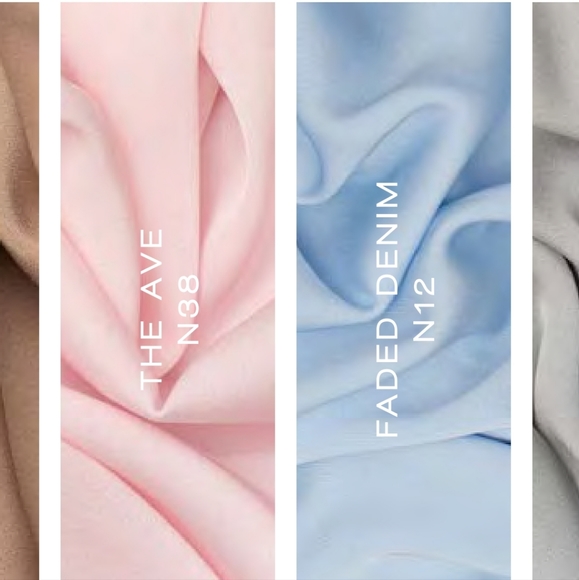 Two blouses by Nouvelle Palm Beach Silk Button Down Tunic Spring Pink & Blue - Picture 4 of 6